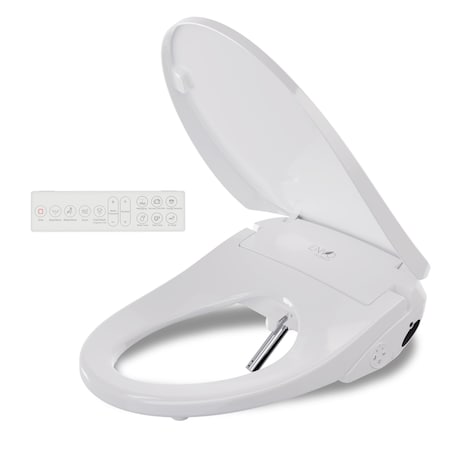 Smart Bidet Toilet Seat - Remote Control, Heated Seat And Air Purifier